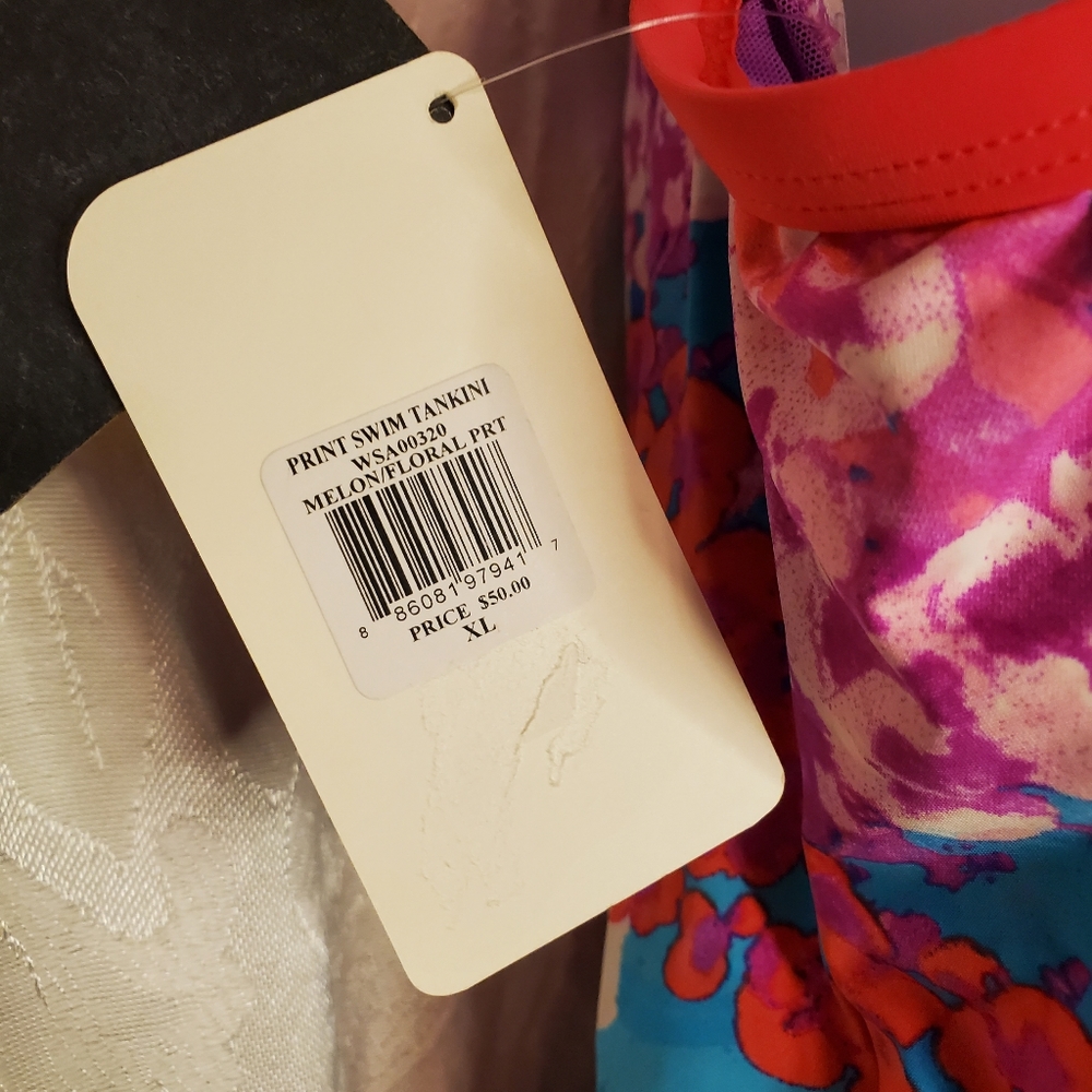 NWT - Reebok Tankini Swim Top XL - Picture 5 of 8
